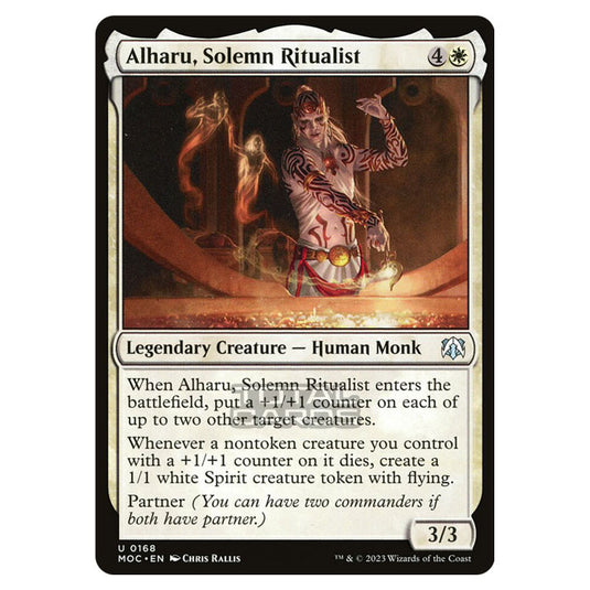 Magic The Gathering - March of the Machine - Commander - Alharu, Solemn Ritualist - 0168