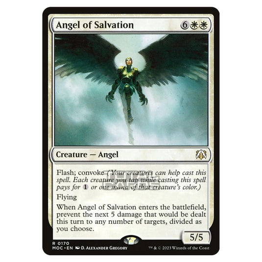 Magic The Gathering - March of the Machine - Commander - Angel of Salvation - 0170