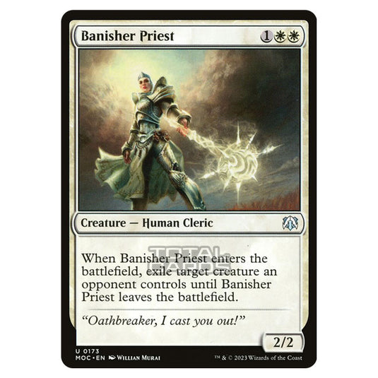 Magic The Gathering - March of the Machine - Commander - Banisher Priest - 0173