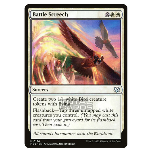 Magic The Gathering - March of the Machine - Commander - Battle Screech - 0174