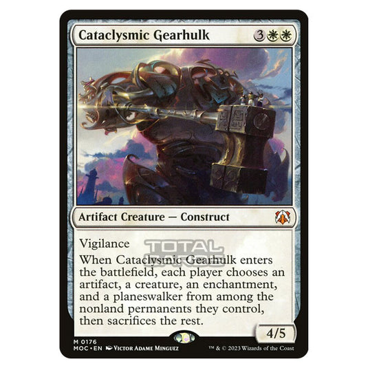Magic The Gathering - March of the Machine - Commander - Cataclysmic Gearhulk - 0176