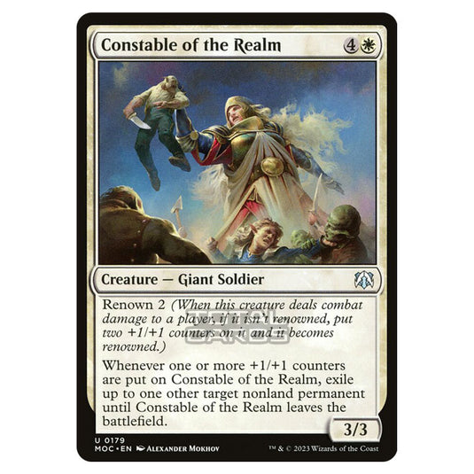 Magic The Gathering - March of the Machine - Commander - Constable of the Realm - 0179