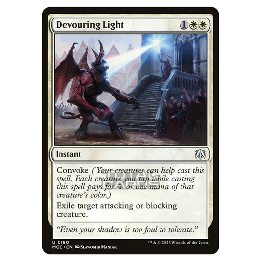 Magic The Gathering - March of the Machine - Commander - Devouring Light - 0180