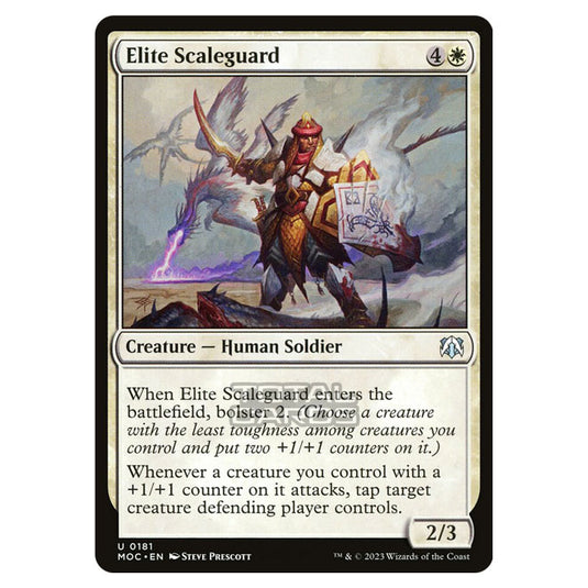 Magic The Gathering - March of the Machine - Commander - Elite Scaleguard - 0181