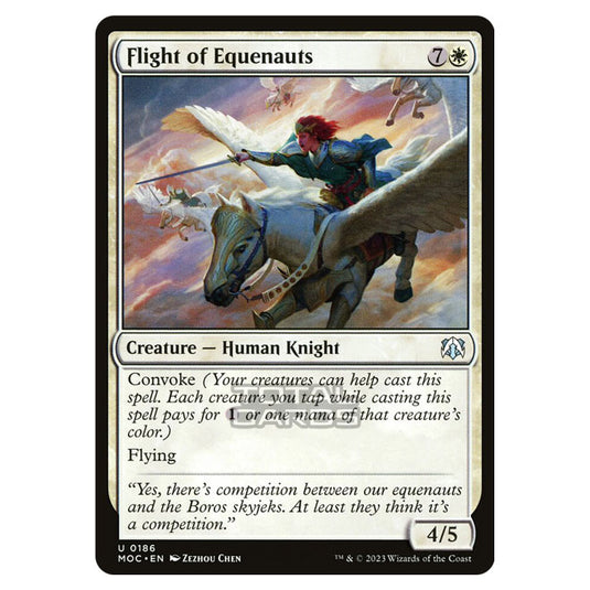 Magic The Gathering - March of the Machine - Commander - Flight of Equenauts - 0186