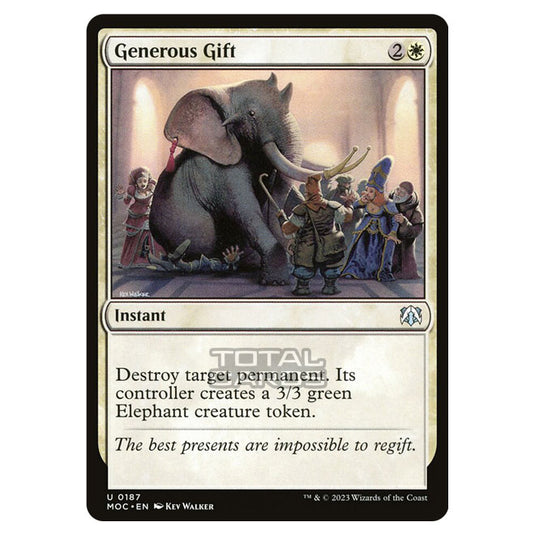 Magic The Gathering - March of the Machine - Commander - Generous Gift - 0187