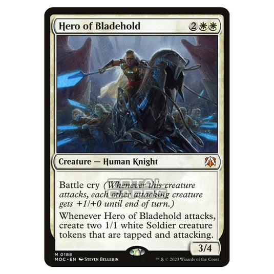 Magic The Gathering - March of the Machine - Commander - Hero of Bladehold - 0188