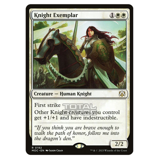 Magic The Gathering - March of the Machine - Commander - Knight Exemplar - 0192