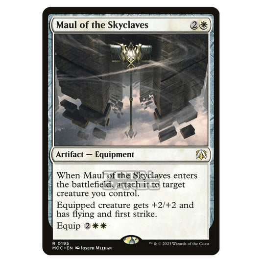 Magic The Gathering - March of the Machine - Commander - Maul of the Skyclaves - 0195