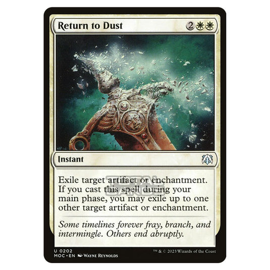 Magic The Gathering - March of the Machine - Commander - Return to Dust - 0202