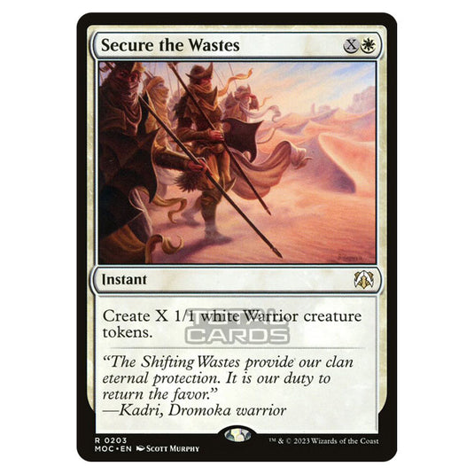 Magic The Gathering - March of the Machine - Commander - Secure the Wastes - 0203