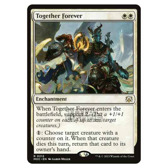 Magic The Gathering - March of the Machine - Commander - Together Forever - 0212