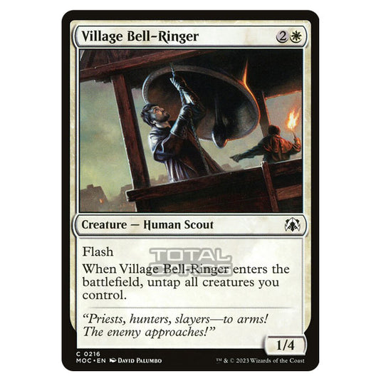 Magic The Gathering - March of the Machine - Commander - Village Bell-Ringer - 0216