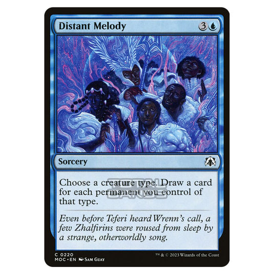 Magic The Gathering - March of the Machine - Commander - Distant Melody - 0220