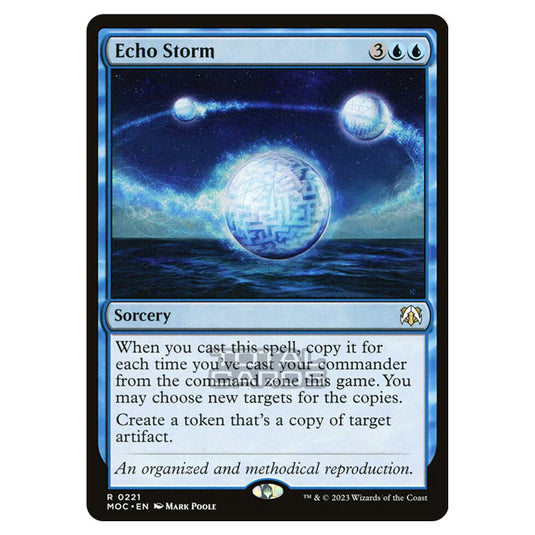 Magic The Gathering - March of the Machine - Commander - Echo Storm - 0221