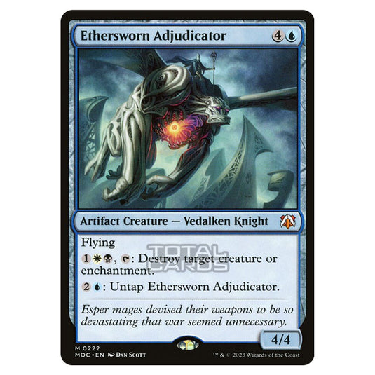 Magic The Gathering - March of the Machine - Commander - Ethersworn Adjudicator - 0222