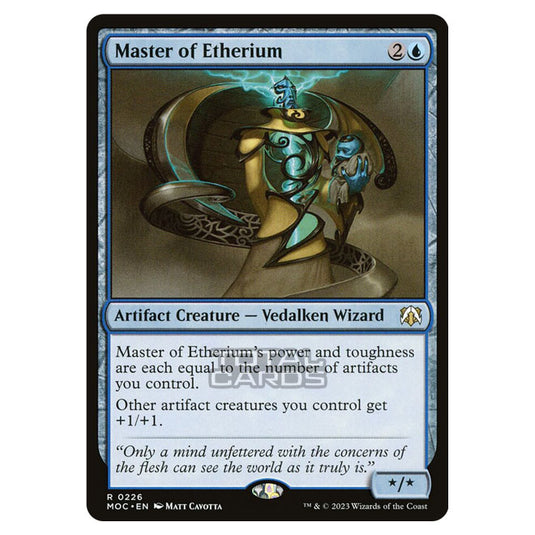 Magic The Gathering - March of the Machine - Commander - Master of Etherium - 0226