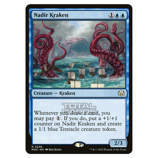 Magic The Gathering - March of the Machine - Commander - Nadir Kraken - 0228