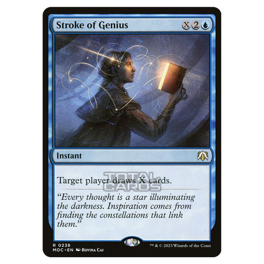 Magic The Gathering - March of the Machine - Commander - Stroke of Genius - 0238