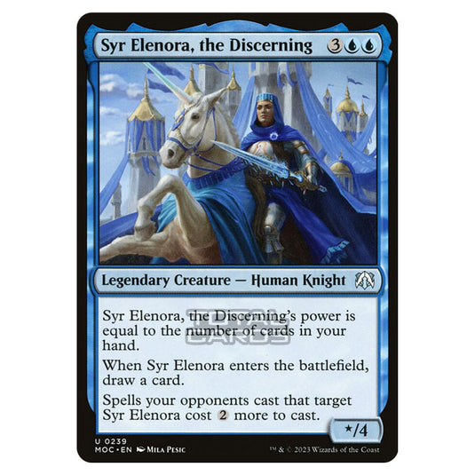 Magic The Gathering - March of the Machine - Commander - Syr Elenora, the Discerning - 0239