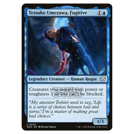 Magic The Gathering - March of the Machine - Commander - Tetsuko Umezawa, Fugitive - 0240