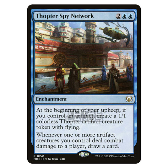 Magic The Gathering - March of the Machine - Commander - Thopter Spy Network - 0241