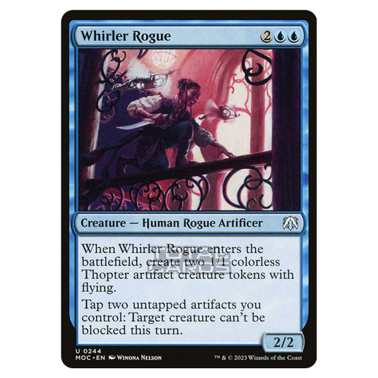 Magic The Gathering - March of the Machine - Commander - Whirler Rogue - 0244