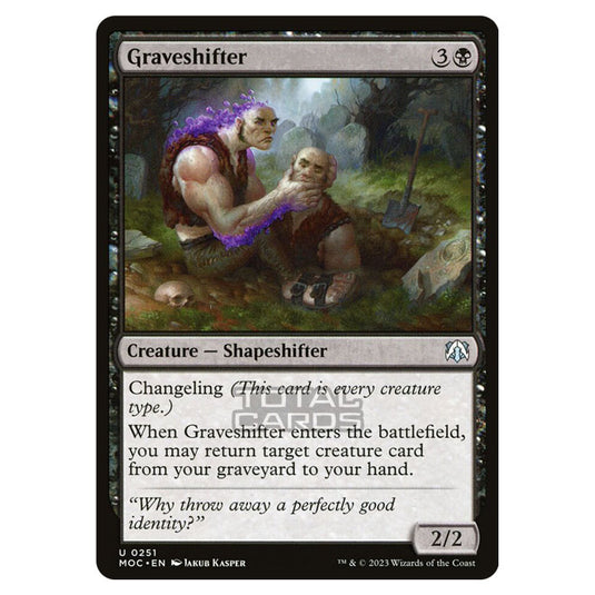 Magic The Gathering - March of the Machine - Commander - Graveshifter - 0251