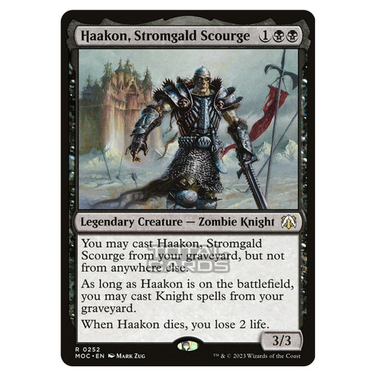 Magic The Gathering - March of the Machine - Commander - Haakon, Stromgald Scourge - 0252