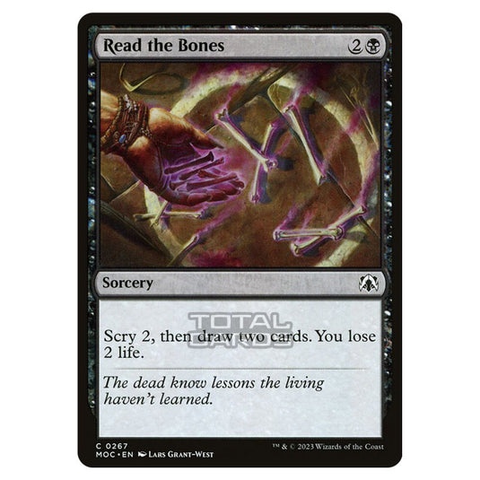 Magic The Gathering - March of the Machine - Commander - Read the Bones - 0267