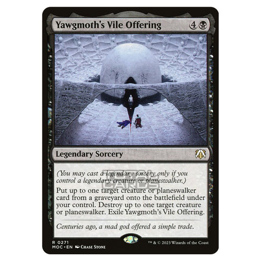 Magic The Gathering - March of the Machine - Commander - Yawgmoth's Vile Offering - 0271