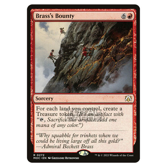 Magic The Gathering - March of the Machine - Commander - Brass's Bounty - 0272