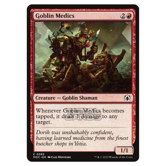 Magic The Gathering - March of the Machine - Commander - Goblin Medics - 0283