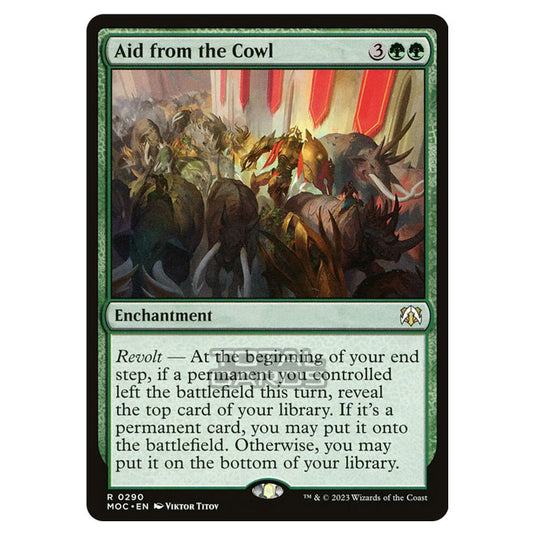 Magic The Gathering - March of the Machine - Commander - Aid from the Cowl - 0290