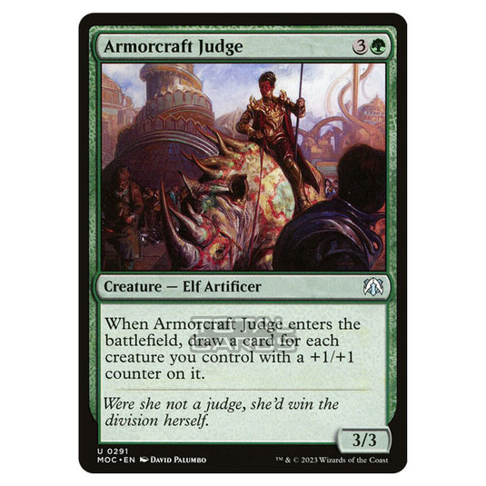 Magic The Gathering - March of the Machine - Commander - Armorcraft Judge - 0291