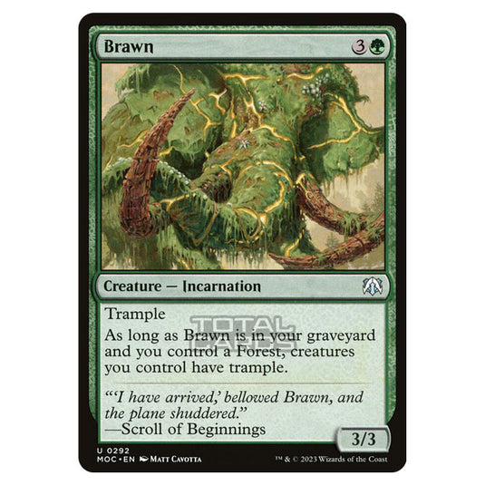 Magic The Gathering - March of the Machine - Commander - Brawn - 0292