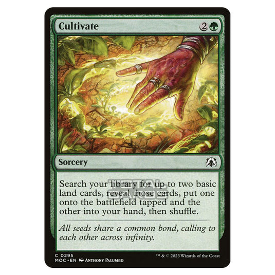 Magic The Gathering - March of the Machine - Commander - Cultivate - 0295