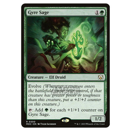 Magic The Gathering - March of the Machine - Commander - Gyre Sage - 0300