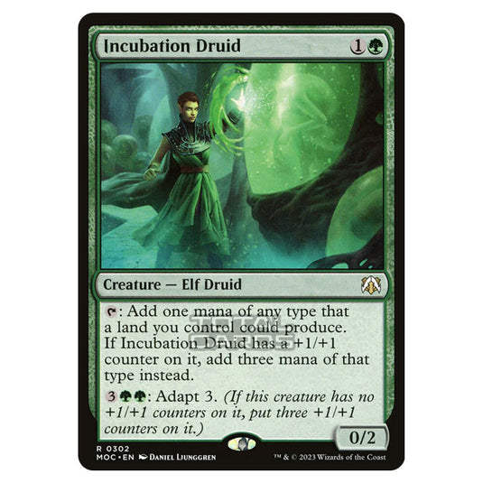 Magic The Gathering - March of the Machine - Commander - Incubation Druid - 0302