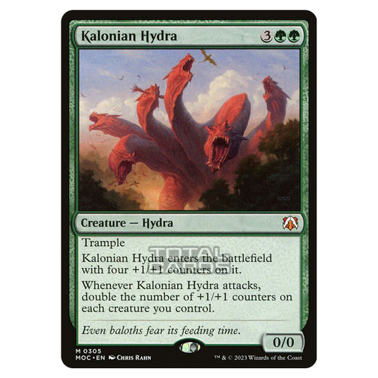 Magic The Gathering - March of the Machine - Commander - Kalonian Hydra - 0305