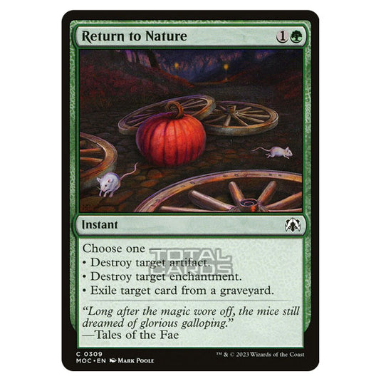 Magic The Gathering - March of the Machine - Commander - Return to Nature - 0309