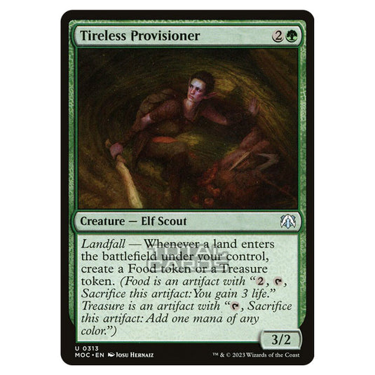 Magic The Gathering - March of the Machine - Commander - Tireless Provisioner - 0313