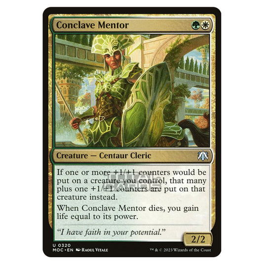 Magic The Gathering - March of the Machine - Commander - Conclave Mentor - 0320