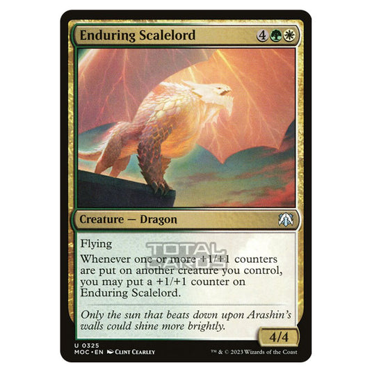 Magic The Gathering - March of the Machine - Commander - Enduring Scalelord - 0325