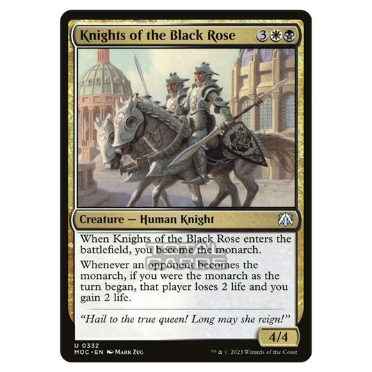 Magic The Gathering - March of the Machine - Commander - Knights of the Black Rose - 0332