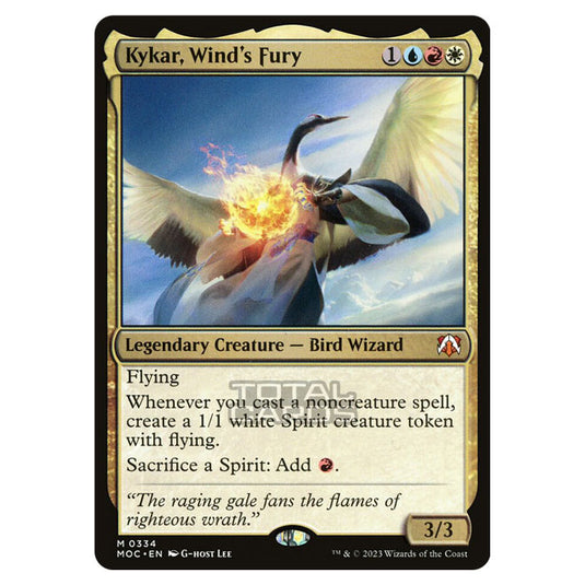 Magic The Gathering - March of the Machine - Commander - Kykar, Wind's Fury - 0334