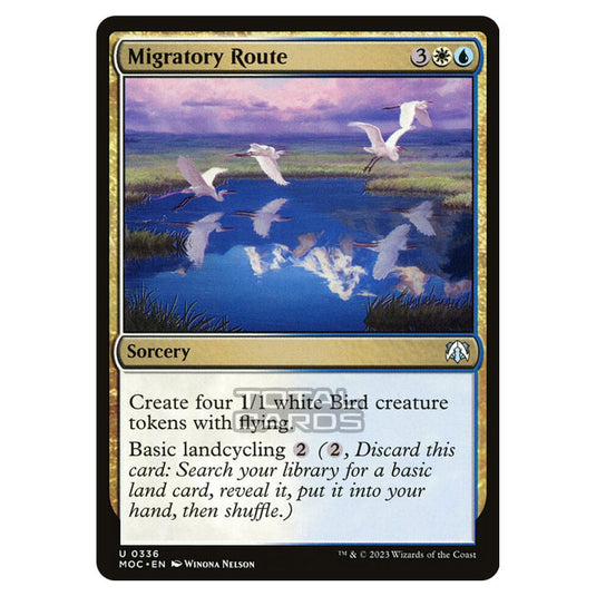 Magic The Gathering - March of the Machine - Commander - Migratory Route - 0336
