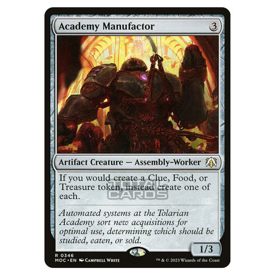 Magic The Gathering - March of the Machine - Commander - Academy Manufactor - 0346