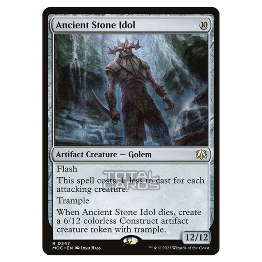 Magic The Gathering - March of the Machine - Commander - Ancient Stone Idol - 0347