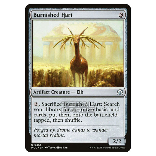 Magic The Gathering - March of the Machine - Commander - Burnished Hart - 0351